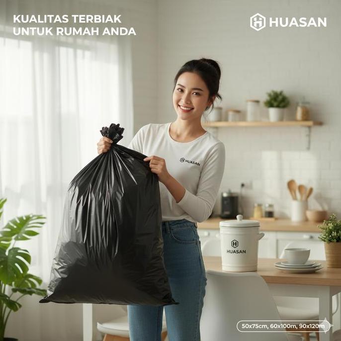 PAKET SUPER HEMAT Plastik Sampah | Kantong Plastik Sampah Hitam | Plastik sampah hitam besar