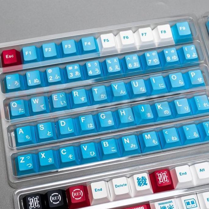 Gaming | Eva-00 Evangelion Pbt Dye Sub Keycaps Set