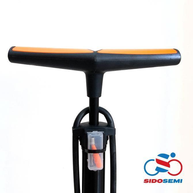 Promo Pompa Angin Ban Sepeda dan Motor Meter Tekanan Steel Avand Diskon