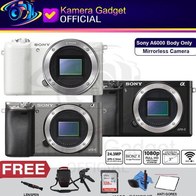 Sony A6000 Body Only Mirrorless Camera Paket Sony Alpha 6000 Bodi