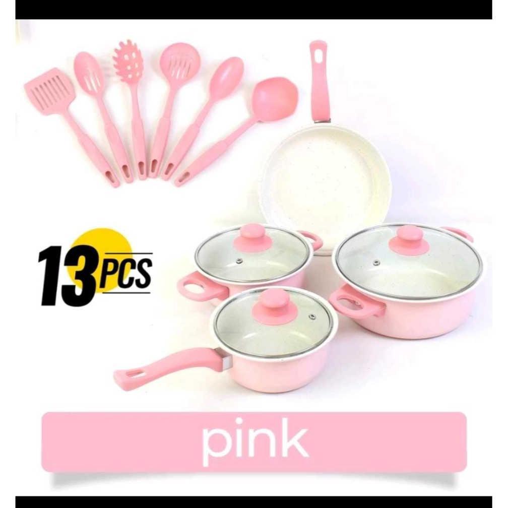 HONGZHUO/SINDA COOKWARE SET/PERALATAN MASAK LENGKAP SET) 13 pcs