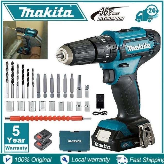 Pagenivansi - [Layanan garansi lima tahun] Makita DF331D36V Nirkabel bor kejut, diimpor dari Jepang,