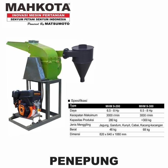 #@#@#@#@] Mesin Penepung Mahkota MHM 9-200 / Hammer Mill MHM9-200 MHM 9 200