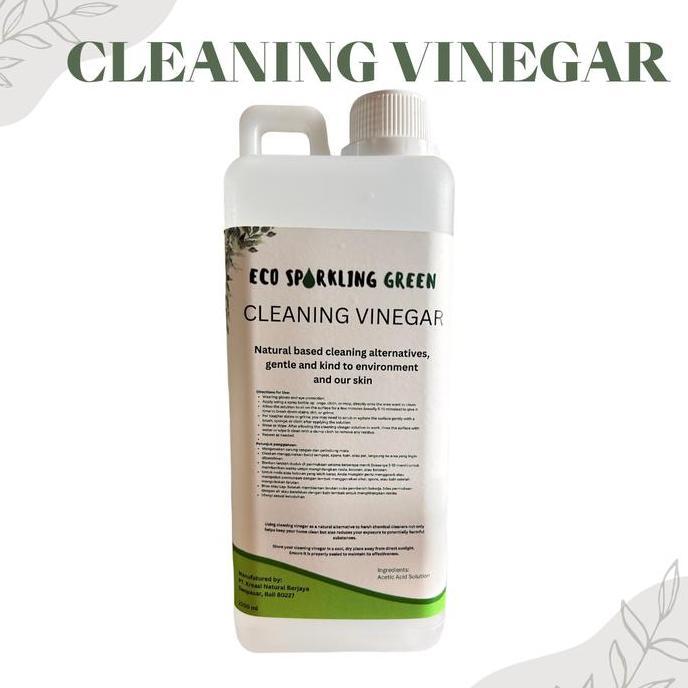 BERKUALITAS Ecosparkling WHITE VINEGAR/CLEANING WHITE VINEGAR/CUKA PEMBERSIH/CLEANING VINEGAR Untuk 
