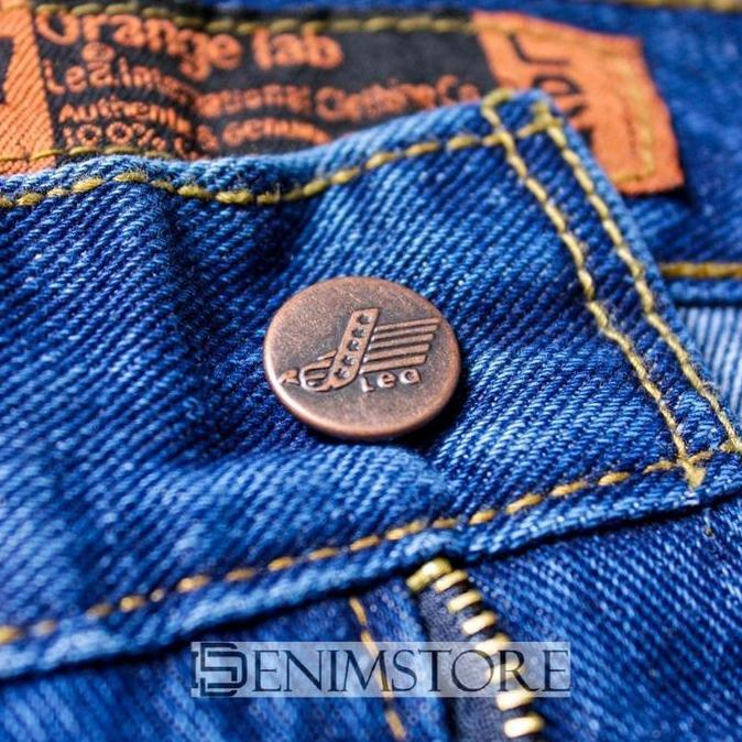 Yxyg- Celana Jeans Pria Lea 606 Original Denim Basic Standar Reguler Blue Denim High Quality Produc 