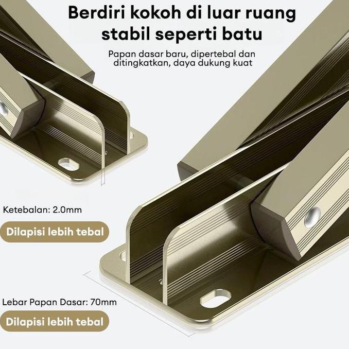 Kafegonzel - Jemuran Dinding Lipat Auminium Jemuran Baju Tempel Dinding Dengan Lubang Tahan Angin