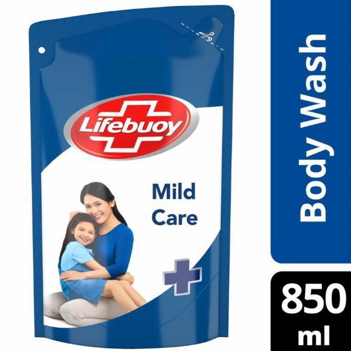 Bersih- Lifebouy Sabun Cair 900Ml Mild Care Kemasan Refill