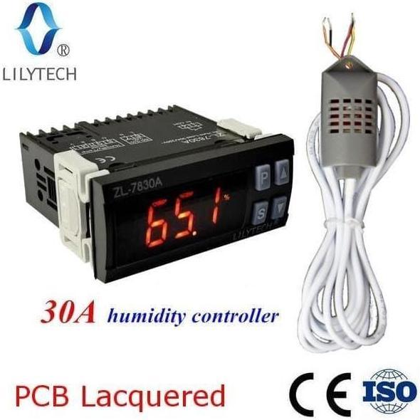 Humidity Controller Lilytech ZL7830A Hygrostat ZL-7830A Moisture Kontroler Kelembaban MC Higrostat Z