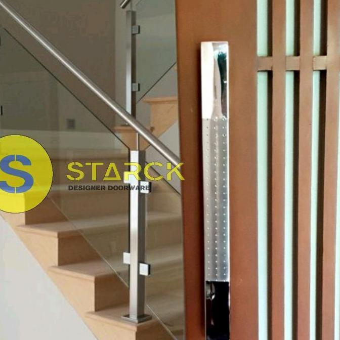 Pull handle stainless 304 starck tarikan pintu kayu 718 ulir 60cm