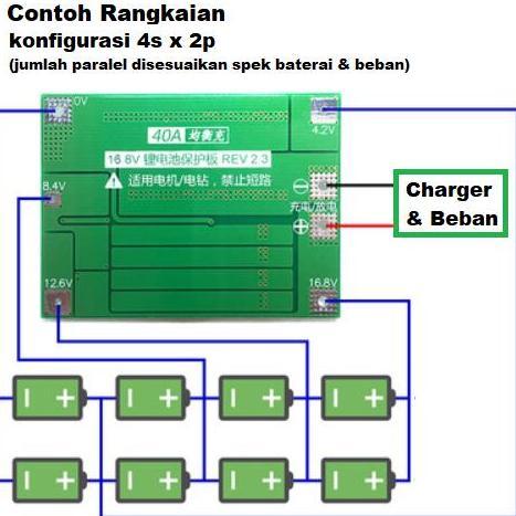 Instancodbisa- Modul Proteksi Baterai 18650 Battery Protection Module Bms 4S 5S