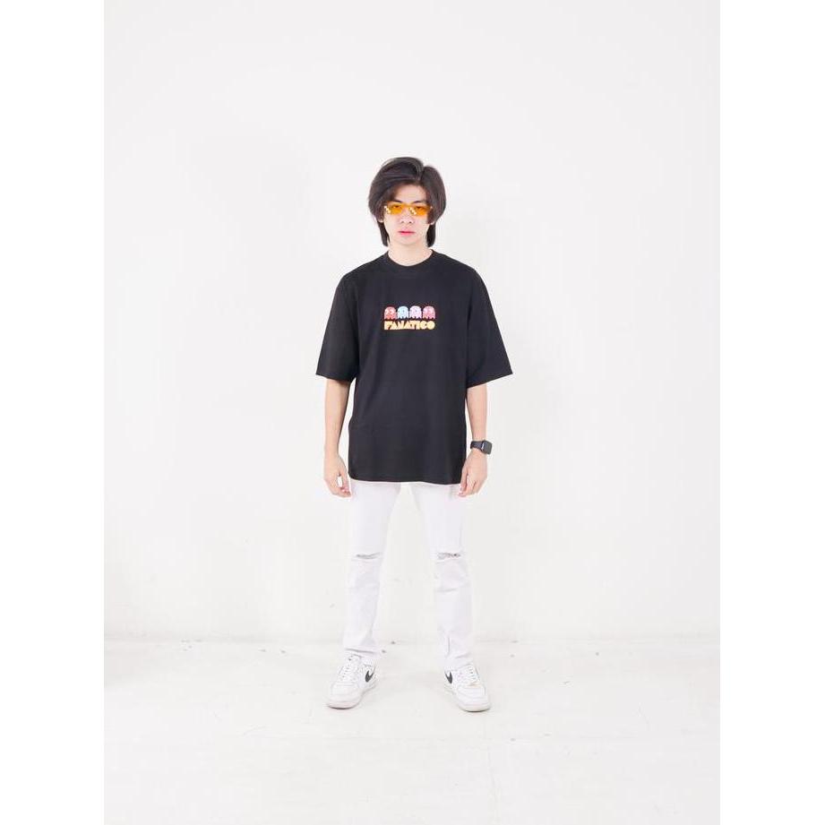 FANATICO - Pacman Gameplay Oversize Tee | Black