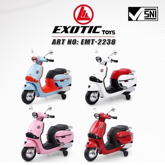 Mainan Motor Aki Anak Vespa EMT 2238 Exotic