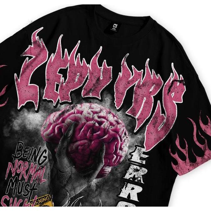 KAOS Oversize Zephyrs Brain Error Heavy Cotton Unisex