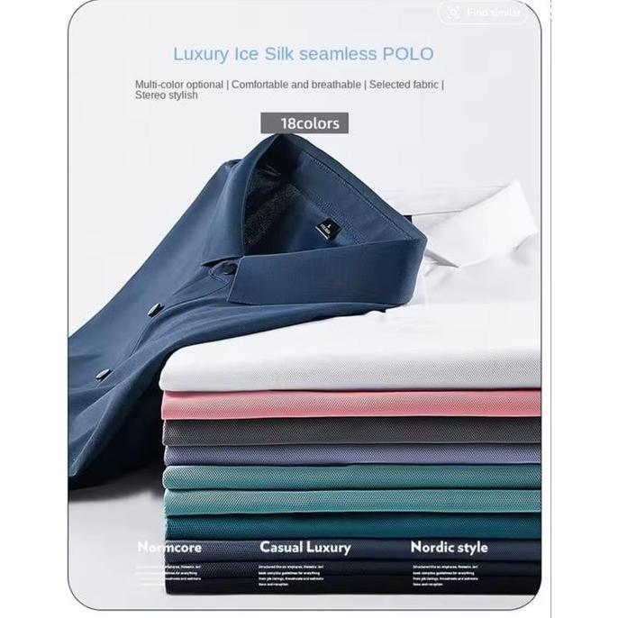 kaos polo dry fit pria jumbo ukuran besar orinal