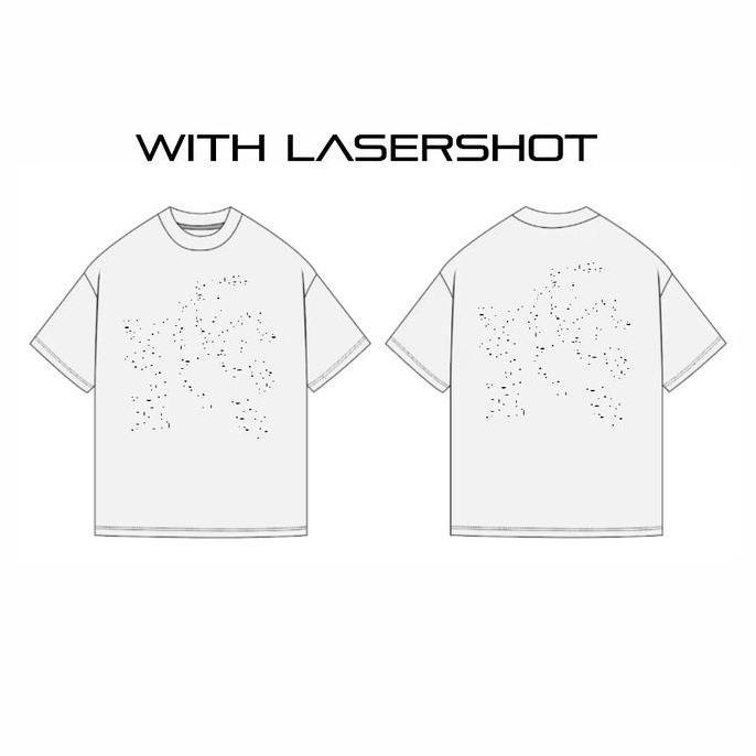 Dopamine - Baju Kaos Lari Jogging Pria Lengan Pendek Running Muscle Tee Lasershot Cowok T-Shirt Cott