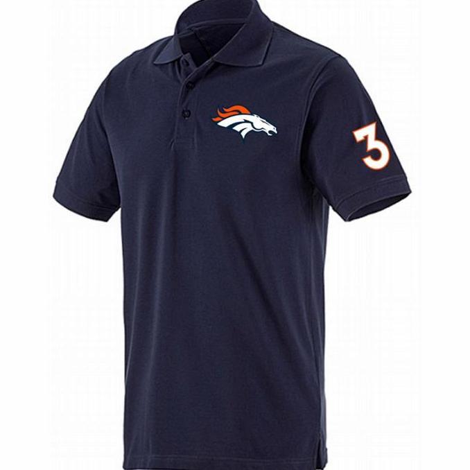 NFL PLAYER NUMBER AUTHENTIC COTTON POLO SHIRT