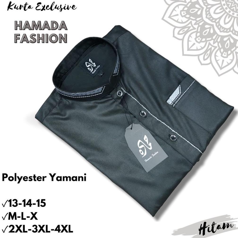 Tuhfah - Kurta Polyester Hamada Fashion / Kurta Premium / Kurta Hamada Modern / Kurta Pakistan - Gra