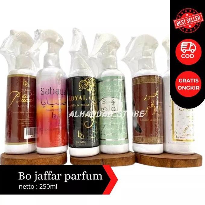 Promo Pengharum Ruangan BO Jaffar Spray Original | Parfum Ruangan Arab 250ml Diskon