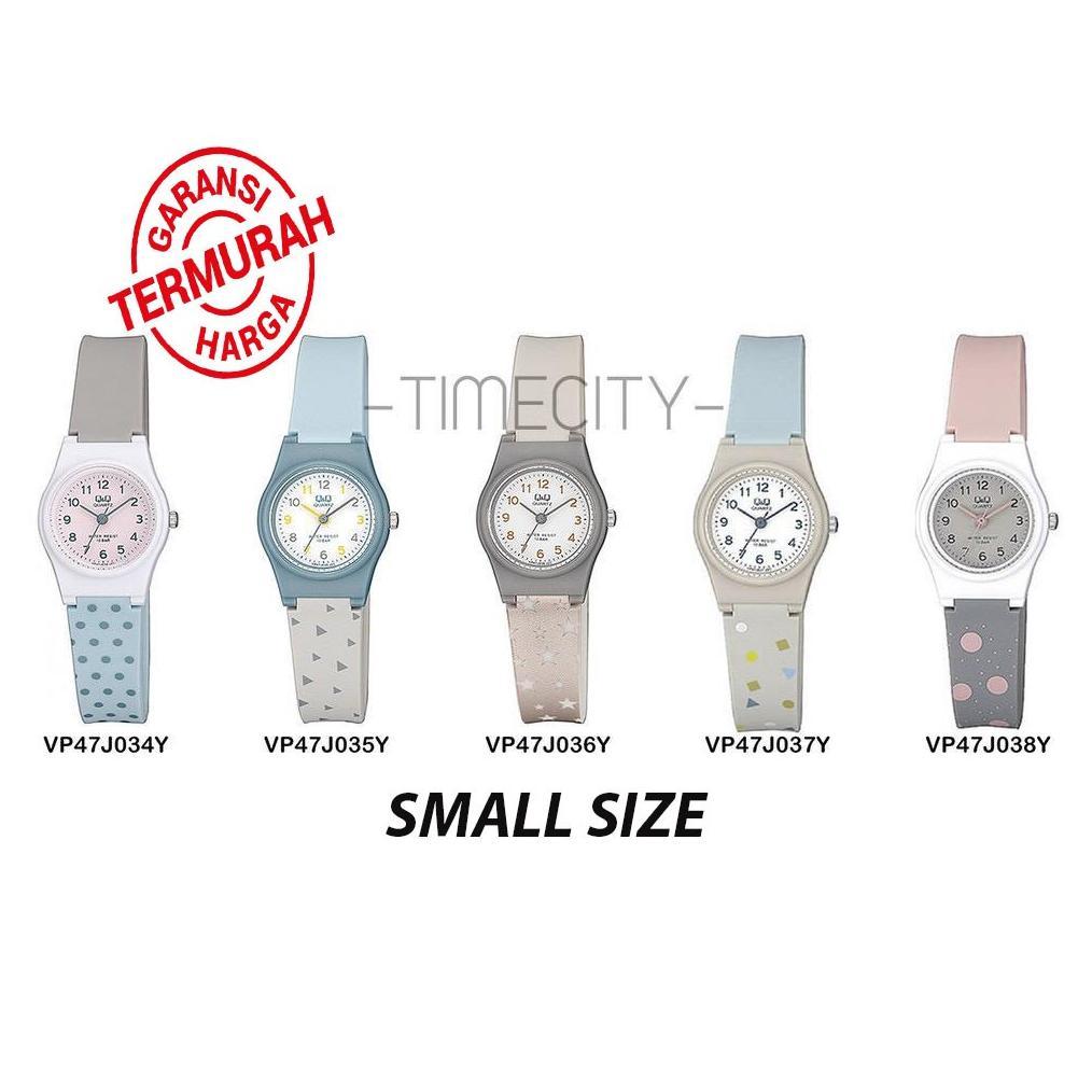 Q&Q QNQ QQ VP47 035 034 036 037 038 Jam Tangan Analog Original Watch Wanita qq VP47J035Y Anti Air