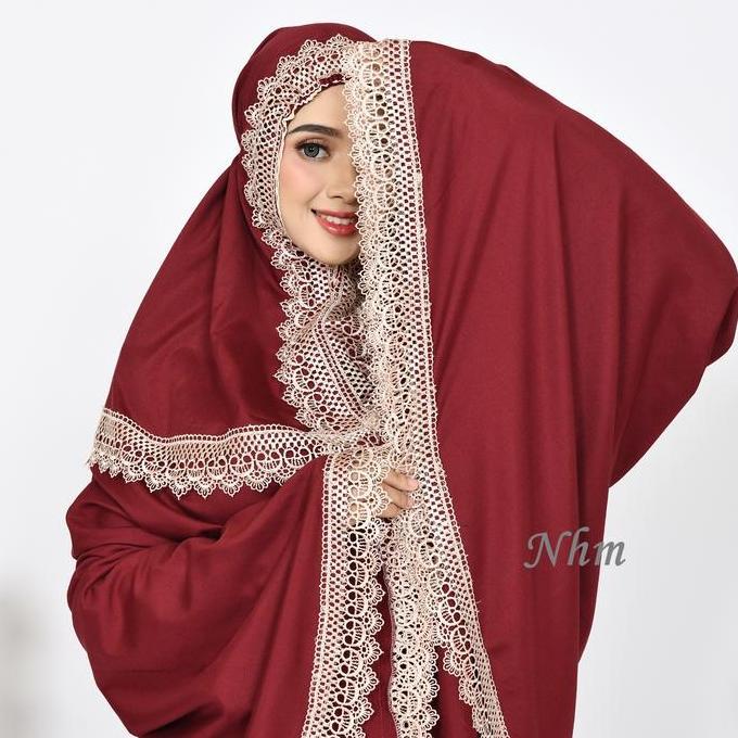Mukena Dewasa Raisa Adem, Mukena Travelling Katun