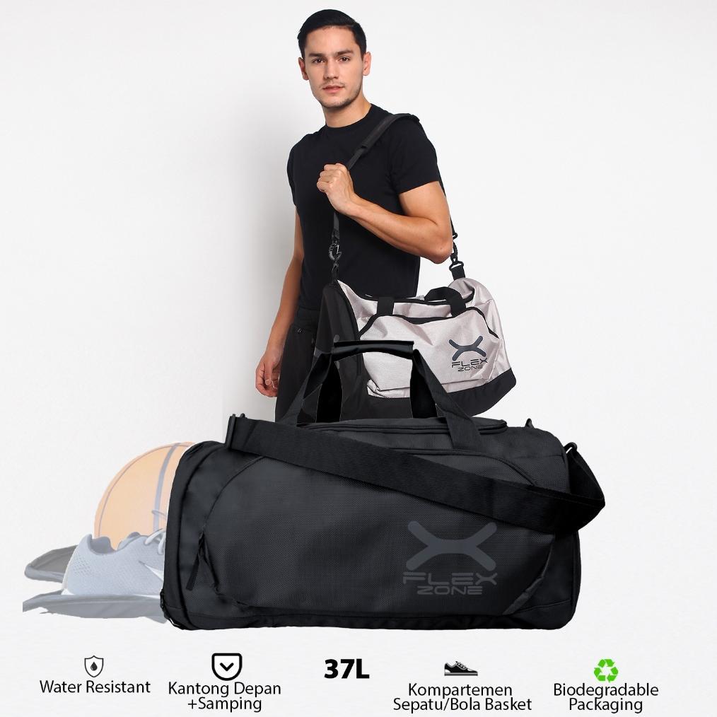 FLEXZONE Gym Bag Tas Olahraga Fitness Badminton Renang FAB-001