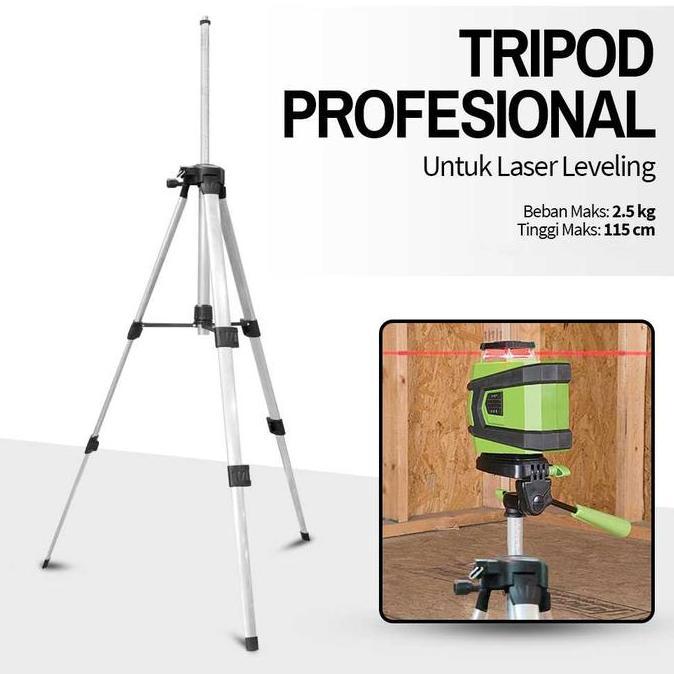 Trapp- Tripod Laser Level Leveling Hilda Universal Khusus Untuk Meteran Laser