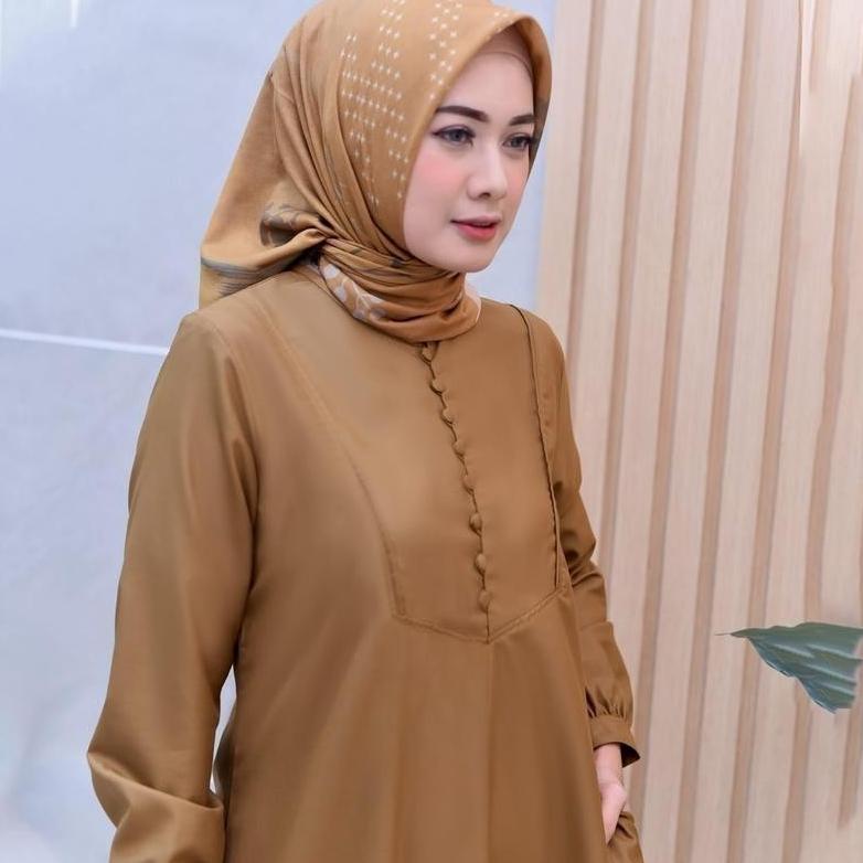 Gratong Seragam Gamis Pns Khaki Wanita Terbaru Bahan Toyobo Seragam Pns Asn Pemda Pdh Guru Pakaian D