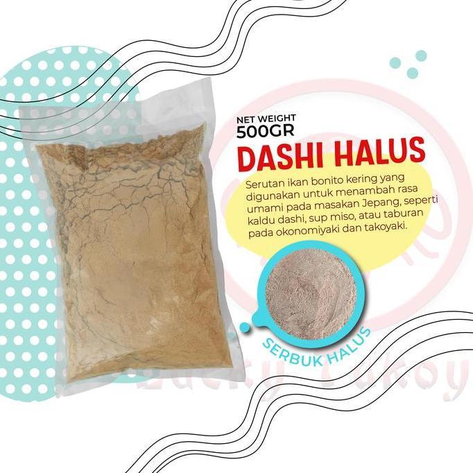 Lezat- Bonito Dashi / Bubuk Ikan Cakalang Asap - 500Gr -