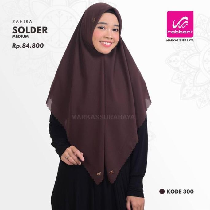 Thegirlrelig- Rabbani - Kerudung Segiempat Solder Ukuran M / Zahira Solder M
