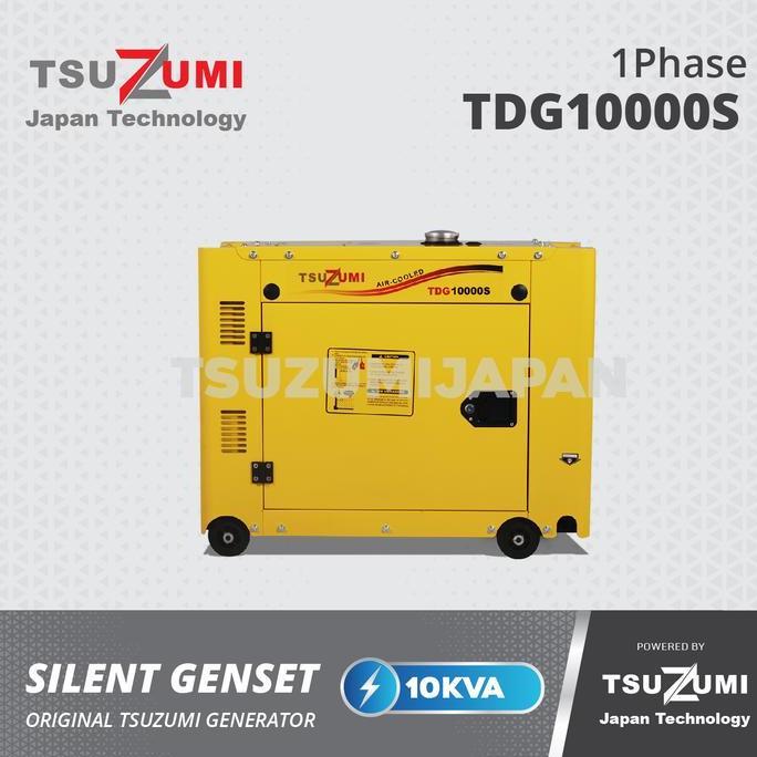 Promo Genset Silent 8 KVA 7000 Watt type TDG 10000S Tsuzumi Japan COD