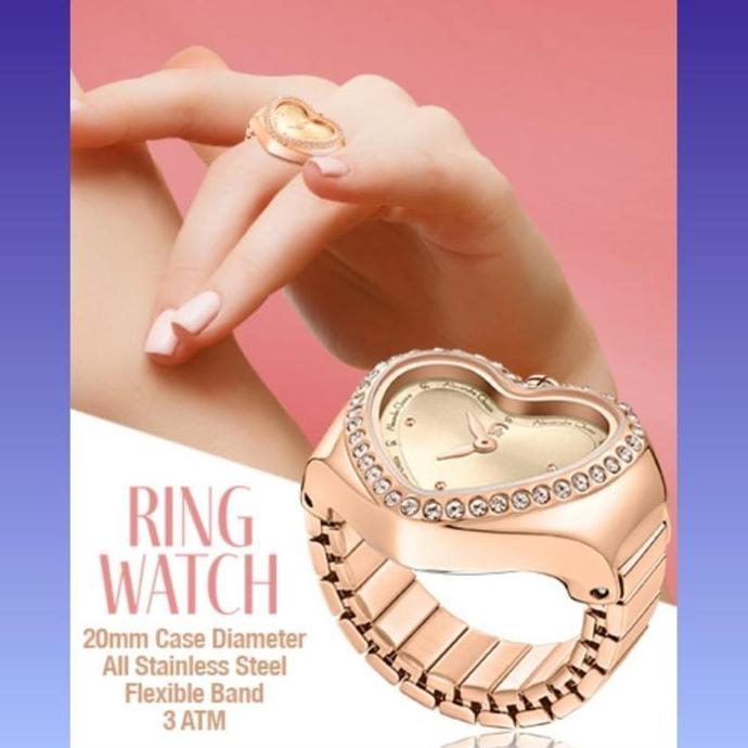 ALEXANDRE CHRISTIE 2B05 LH JAM CINCIN WANITA ORIGINAL GARANSI 1TAHUN Crystal Quartz