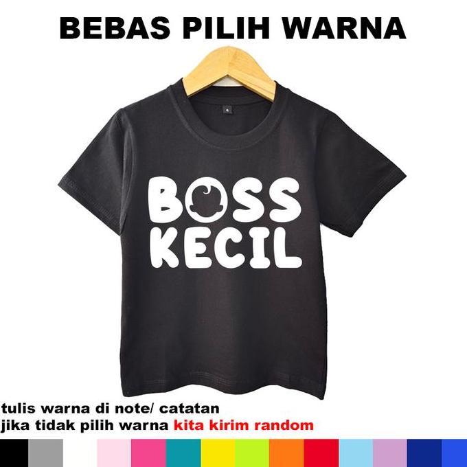 DR245 - Kaos anak anak BOSS KECIL
