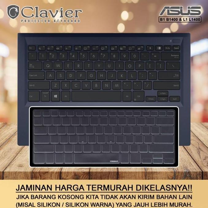 tarmijahseller - keyboard protector asus expertbook l1 l1400 l1400c l1400cd l1400cda