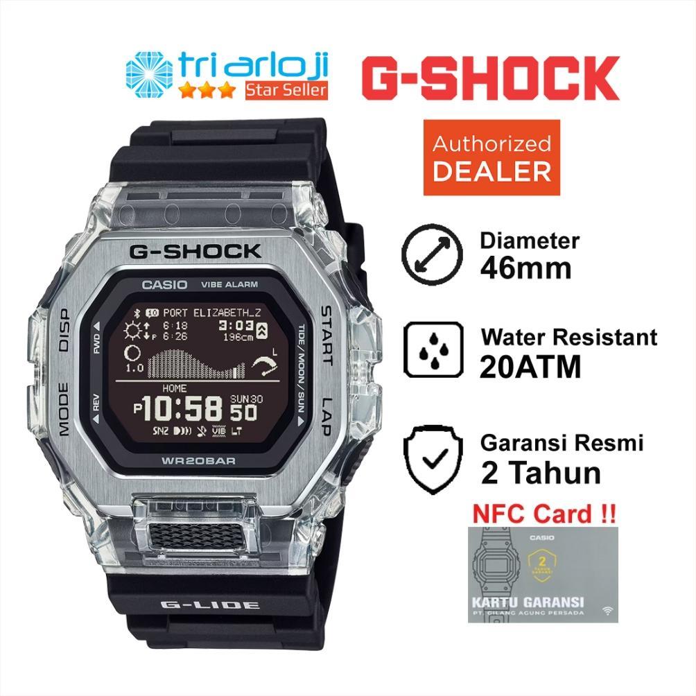 Casio G-SHOCK GBX-100S-1DR Jam Tangan Pria Digital GBX100 GSHOCK GBX 100S 1DR GBX-100S-1