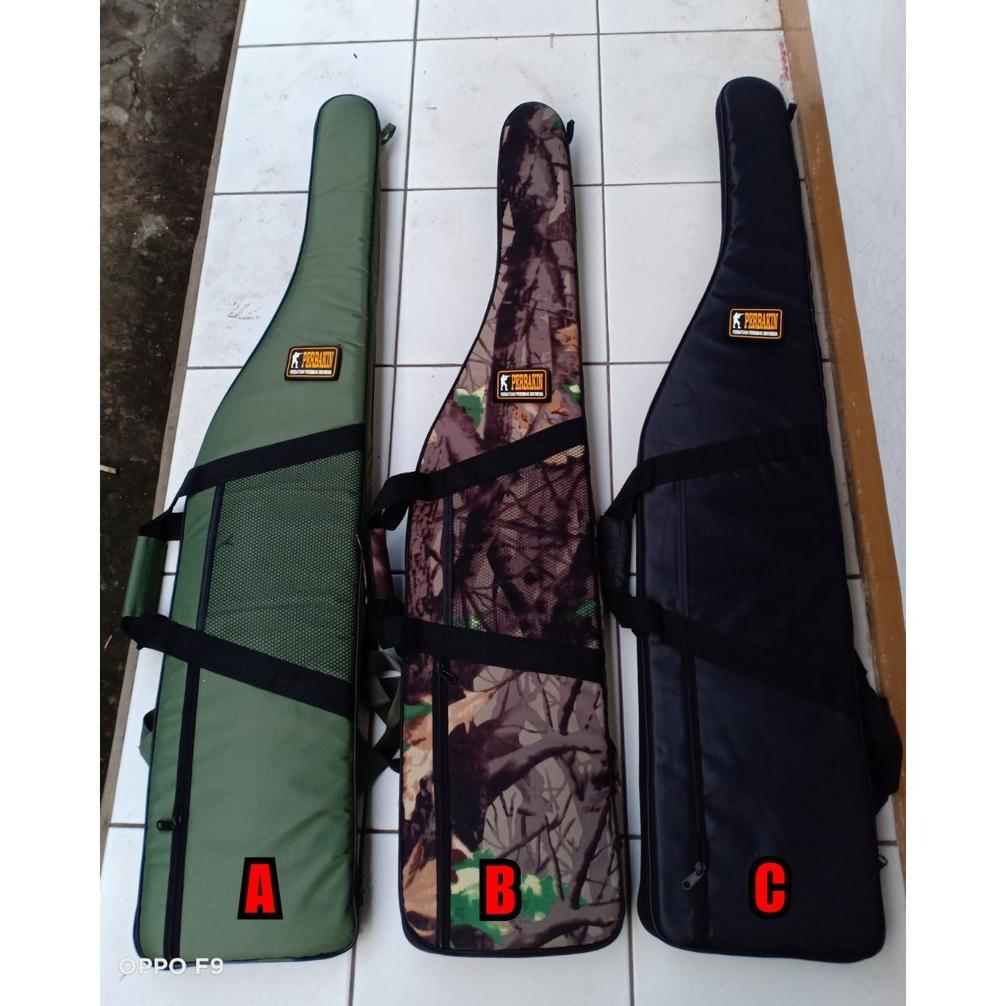 Tas senapan angin hijau , camo , hitam