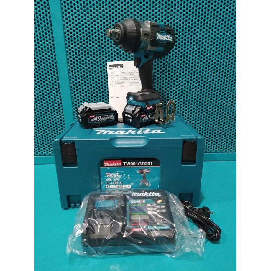 Promo mesin impact wrench makita cordless TW001GD201 / 40V Diskon