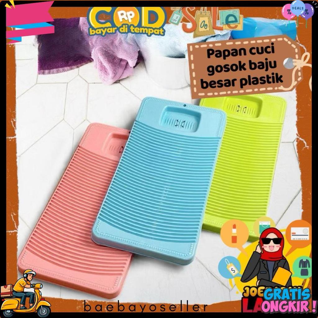 [Joeragan Lapak] Papan Cucian Besar - Papan Gilas Cuci Baju Penggilasan Penggilesan Gosok Plastik Rs