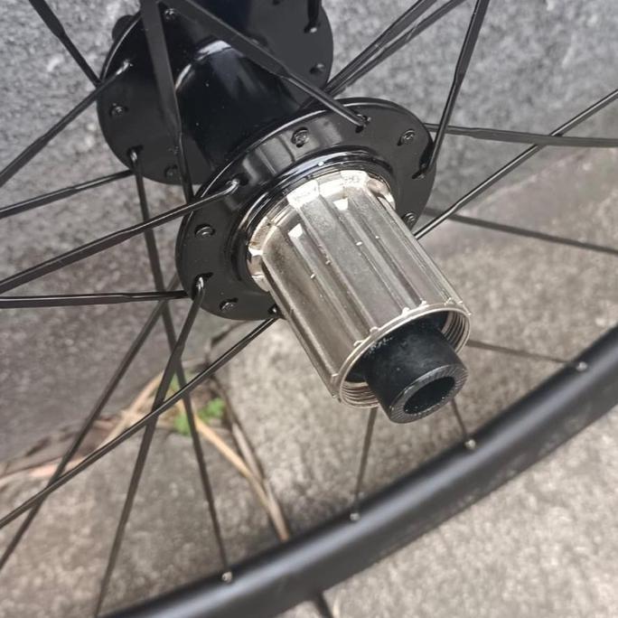 Wheelset carbon  roadbike natilus disc  TA 12 profil 5  cm