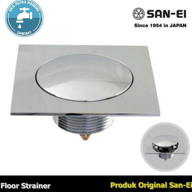 San-Ei Floor Drain Pop up HN905 | Saringan Got Kamar Mandi Sanei HN 905 - Tekan atau Injak