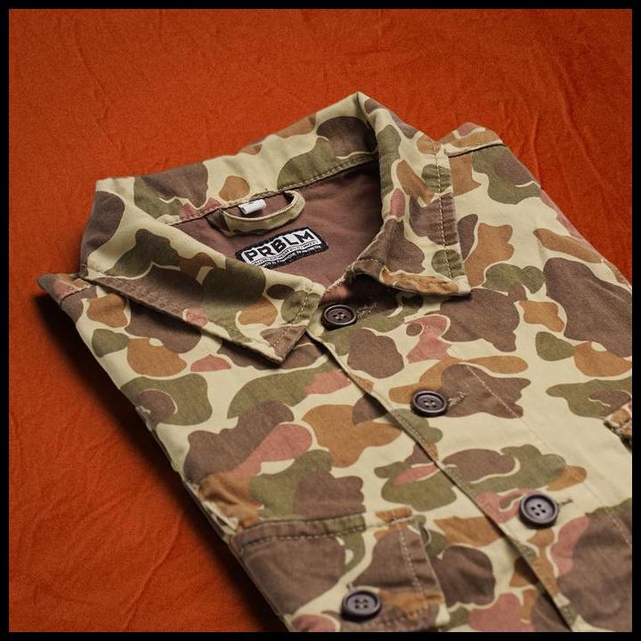 Terlaris Prblm Og25/001 Vintage Hunting Jacket Frogskin Camo