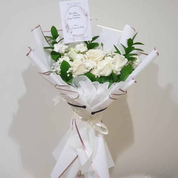 Flowbty- Bouquet Bunga Fresh Segar Asli Buket Flower Rose Mawar Tangerang