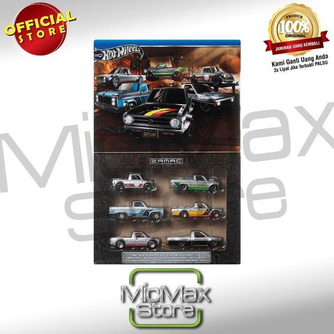 Hot Wheels HOTWHEELS ZAMAC Truck 6 Pack Box Set HRX57