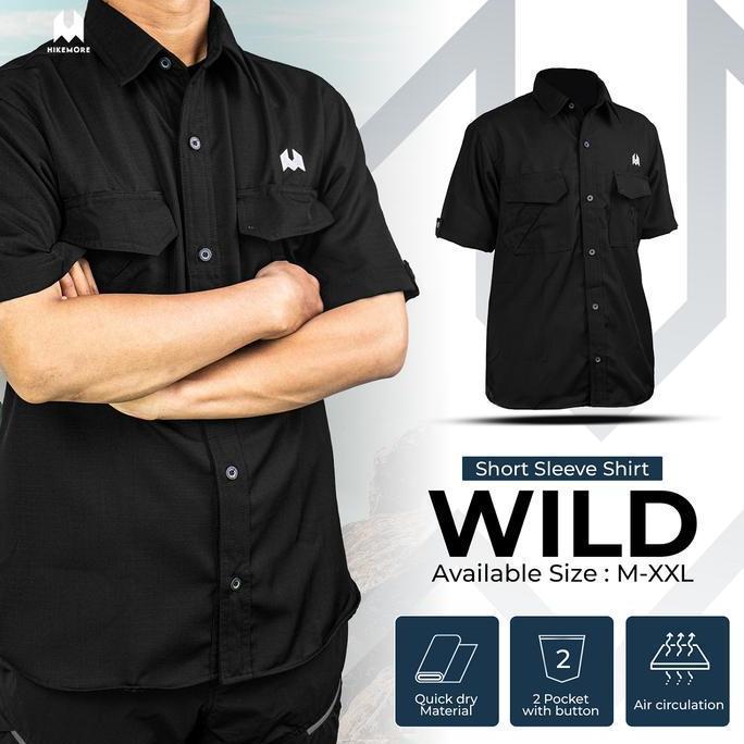 Kemeja Lengan Pendek Hikemore Wild Casual Outdoor
