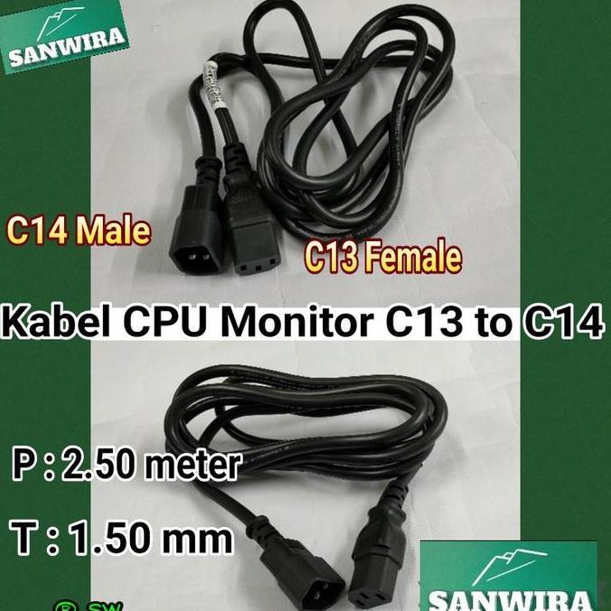 Kabel CPU Monitor C13 to C14 PROMO