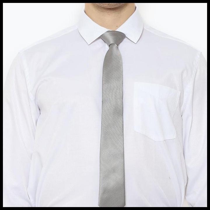 Good Quality Lawell Dasi Pria Formal Slim Tie Model Zipper & Non-Zipper Hitam, Merah, Silver, Navy A