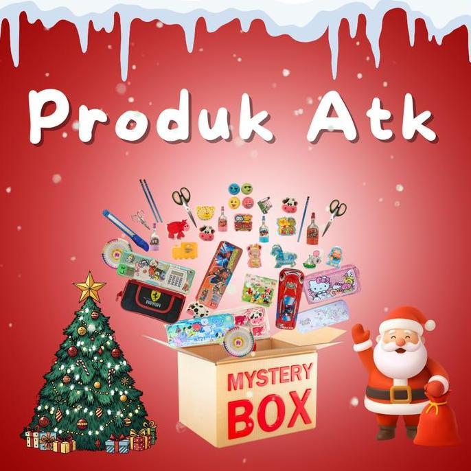 Mini Christmas Paket ATK Mini Perlengkapan Sekolah & Kantor