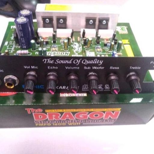 kit power amplifier aktif speaker mic echo subfoower Dragon HARGA KHUSUS