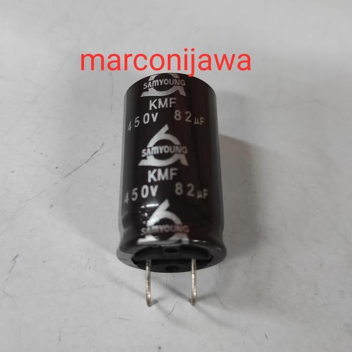 capasitor 82uf 450V coklat 105