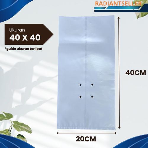 Polybag Putih 40 x 40 Isi 50 Lembar - Polybag Melon HARGA GROSIR Promo