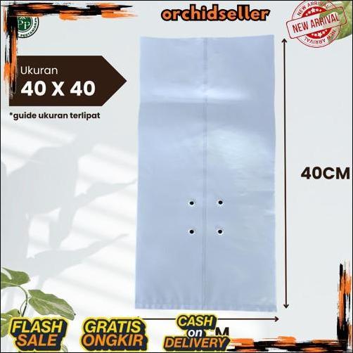 Polybag Putih 40 x 40 Isi 50 Lembar - Polybag Melon HARGA GROSIR Teratas